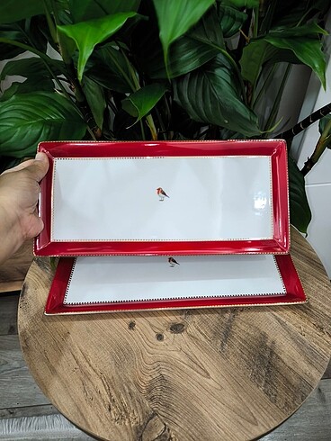 Pip studio love birds kayık tabak