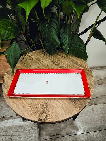 Beden Renk Pip studio love birds kayık tabak