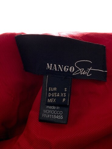 s Beden kırmızı Renk Mango Kaban %70 İndirimli.