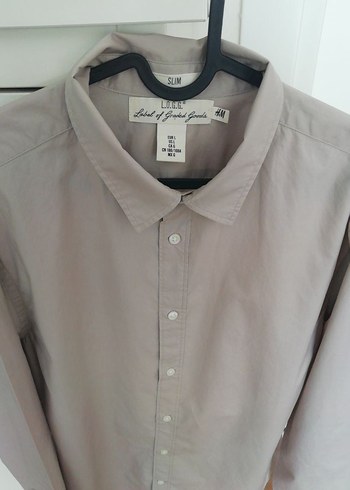H&M LOGG TAŞ RENGİ GÖMLEK