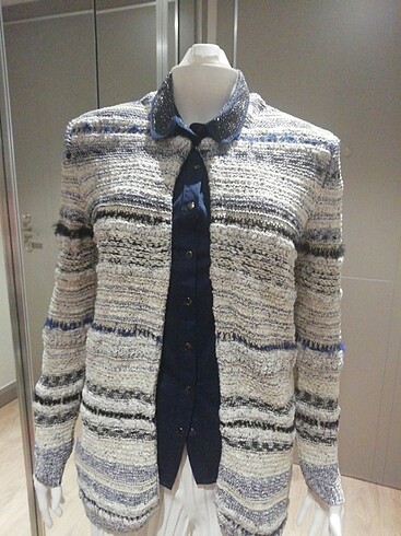 Mango MANGO KIRÇILLI KALIN TRİKO HIRKA