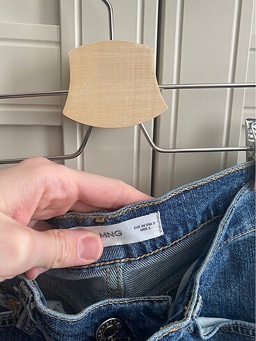 34 Beden Mango kot pantolon