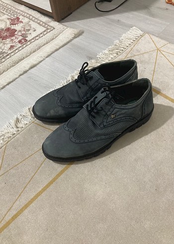 Gri Bağcıklı Erkek Klasik Ayakkabı - Görsel 2