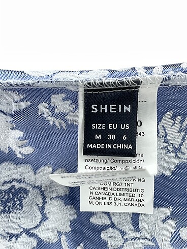 m Beden mavi Renk Sheinside Bluz %70 İndirimli.