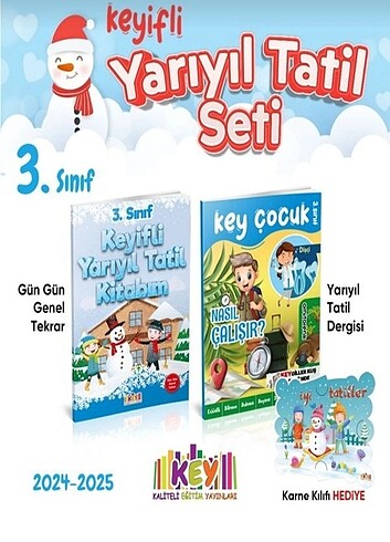 3. sınıf tatil kitabı