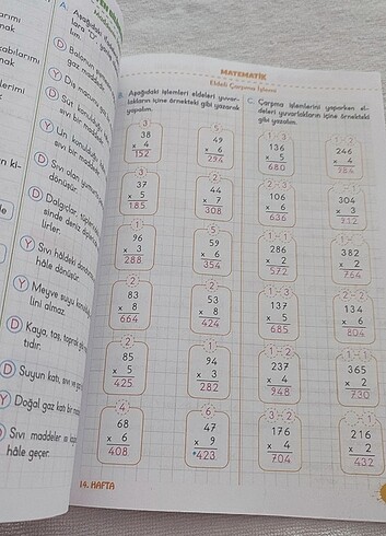 3.sınıf hafta sonu ödev et. Cevapları  - Görsel 2