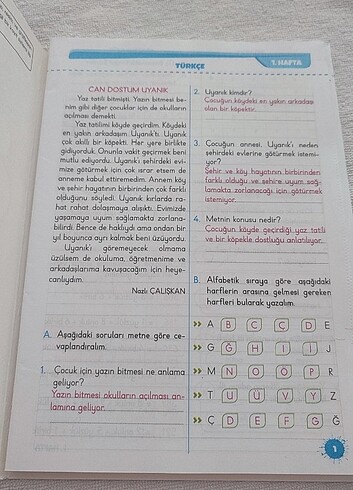 3.sınıf hafta sonu ödev et. Cevapları  - Görsel 3