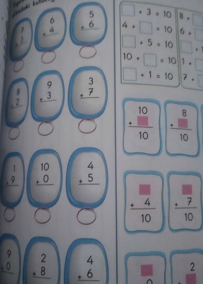 1. sınıf matematik etkinlik çalışması yaparakları - Görsel 4