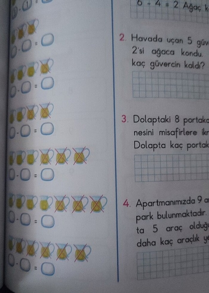 1. sınıf matematik etkinlik çalışması yaparakları - Görsel 5
