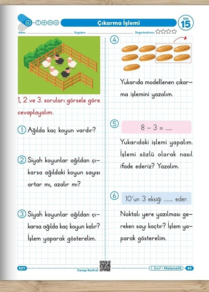 1. sınıf tüm dersler soru bankası - Görsel 4