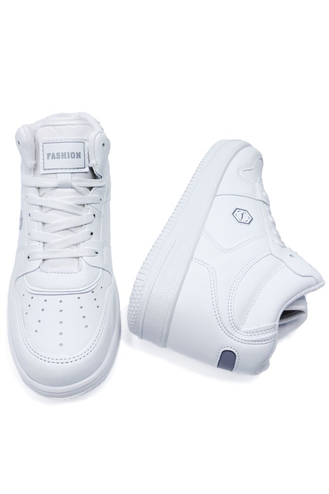 Lmb2110 Bilekli Sneaker Genç Çocuk/ Bayan Spor Ayakkabı Beyaz - Görsel 4