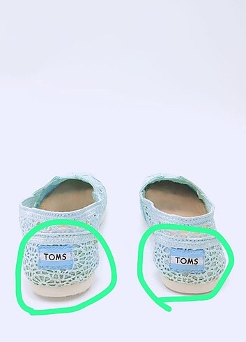 35,5 Beden ORJİNAL TOMS ESPADRİL BABET