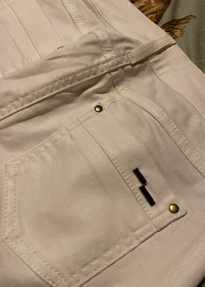 Network beyaz pantolon - Görsel 3