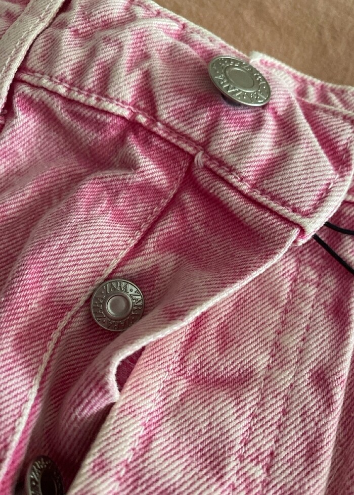 Zara kısa kot şort - Görsel 4