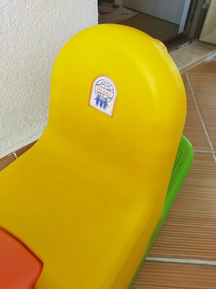 Renkli Fil Figürlü Çocuk Salıncağı - Görsel 2