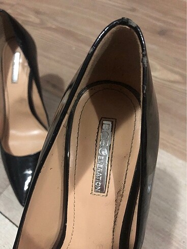 38 Beden siyah Renk siyah topuklu stiletto