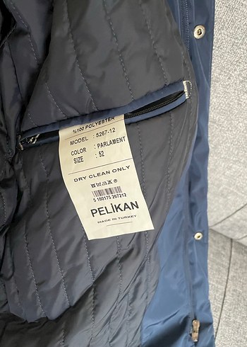 Düğmeli Lacivert Midi Erkek Kaban - Görsel 14