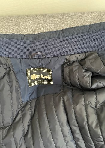 Düğmeli Lacivert Midi Erkek Kaban - Görsel 13