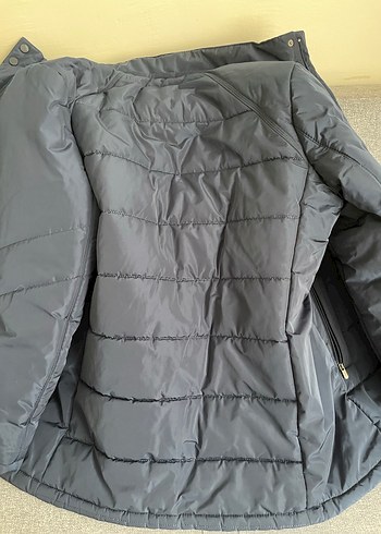 Düğmeli Lacivert Midi Erkek Kaban - Görsel 15