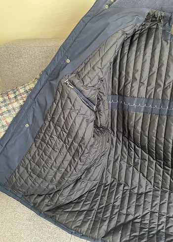 Düğmeli Lacivert Midi Erkek Kaban - Görsel 7