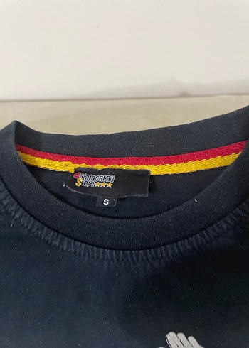 Erkek Siyah Galatasaray Baskılı Pamuk Tişört - Görsel 2