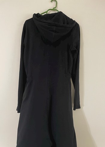 Kadın Siyah Goth Fermuarlı Tulum - Görsel 8