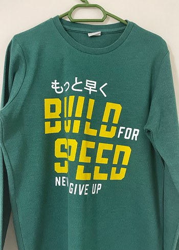 Renkli Baskılı Erkek Sweatshirt - Görsel 2