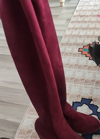 çorap çizme. renk BORDO????