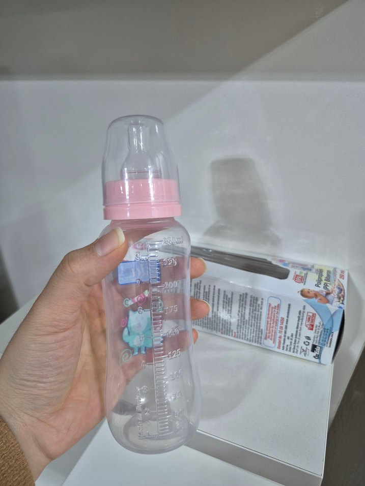 Pembe Bebek Biberon 250 ml - Görsel 2