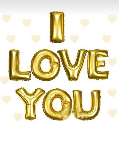 I love you balon
