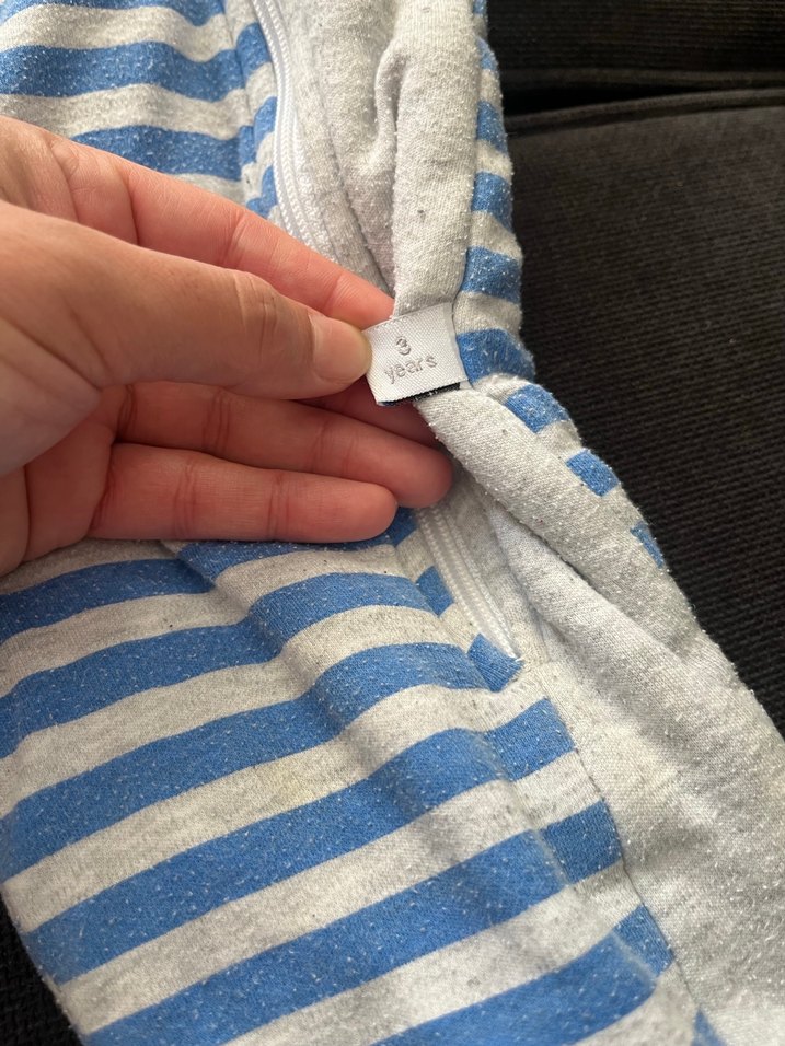 Gri Baskılı Fermuarlı Erkek Bebek Tulum - Görsel 5