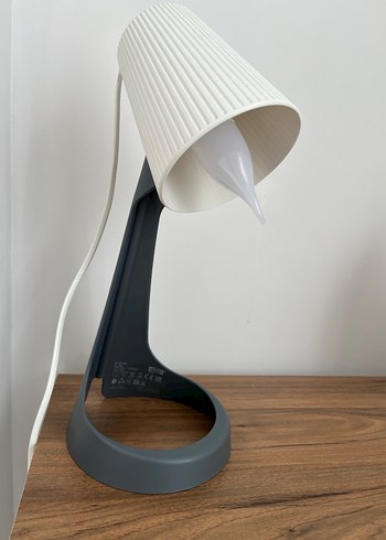 Bej Abajur Siyah Ayaklı - Görsel 3