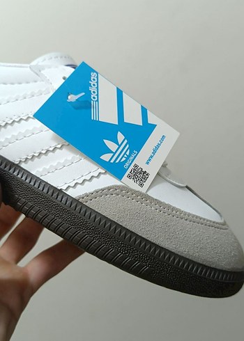 Adidas Beyaz Gri Kadın Sneakers Velcro