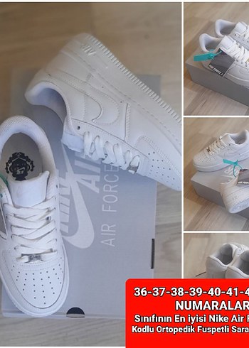 Nike Beyaz Kadin Spor Ayakkabi Air Force