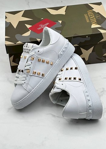 38 Beden Valentino Beyaz Spor Stiletto Topuklu Sneakers