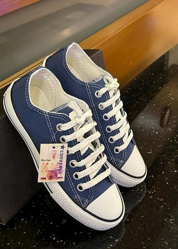 38 Beden Converse Mavi Denim Kadın Spor Ayakkabı