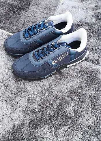 Lacoste Erkek Lacivert Spor Ayakkabı Velcro