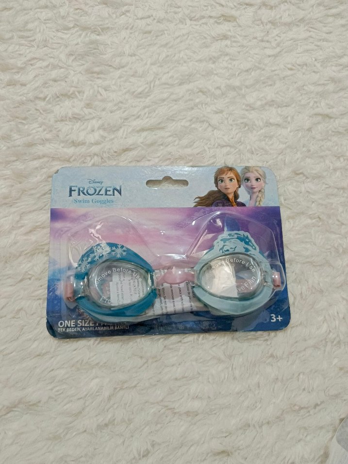 Frozen Temalı Mavi Yüzücü Gözlüğü - Görsel 2