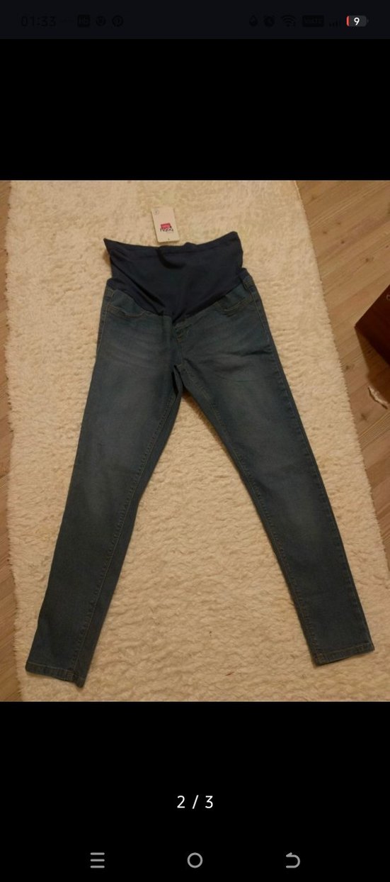 Sade ve Rahat Hamile Kot Pantolon - Görsel 2