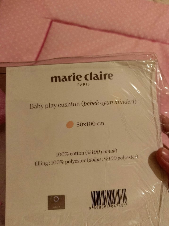 Marie Claire Pembe Bebek Oyun Minderi - Görsel 4