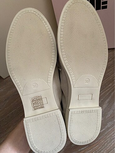 Elle 100% süet loafer 38