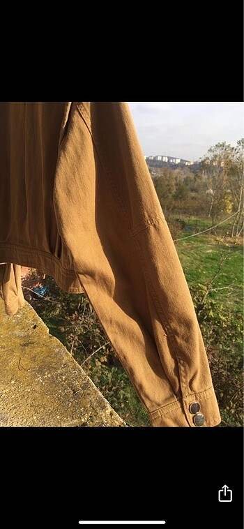 m Beden camel Renk Bershka Ceket