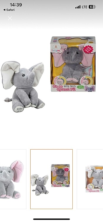 Fisher Price Ce ee şarkı söyleyen fil