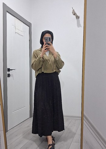 Kadın Uzun  Etek - Görsel 2