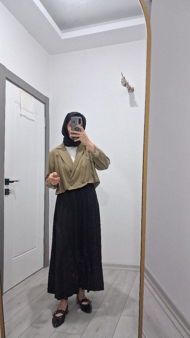 Kadın Uzun  Etek - Görsel 3