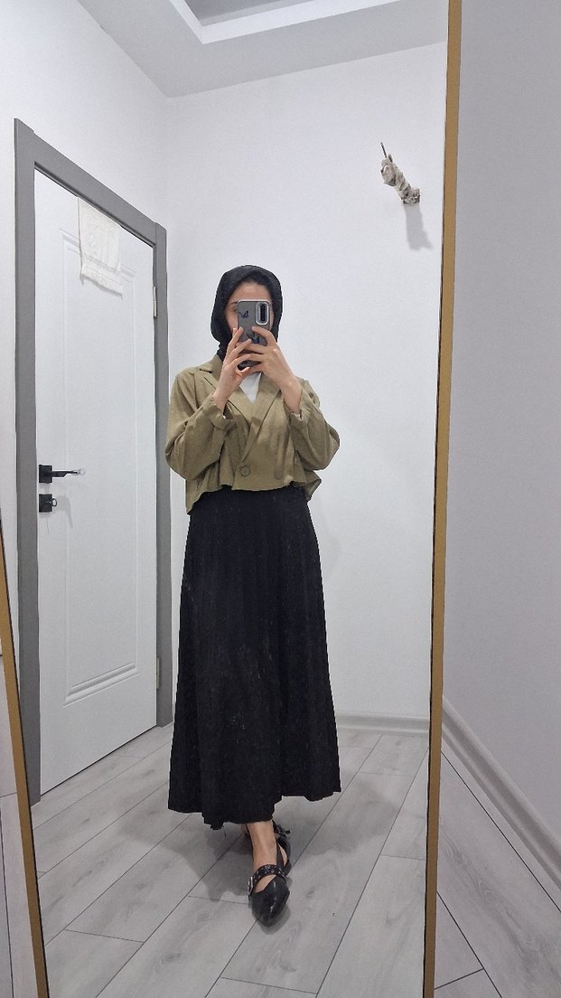 Kadın Uzun  Etek - Görsel 2