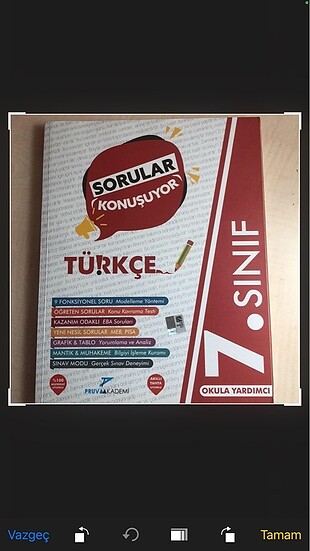 Türkçe soru bankası 7. Sınıf