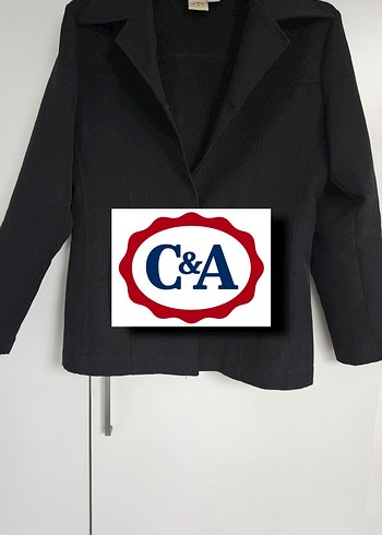 C&A Siyah Dugmeli Kadin Blazer Ceket