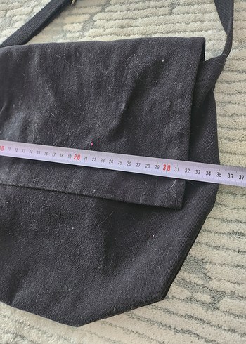 siyah kot askili postaci canta - Görsel 5