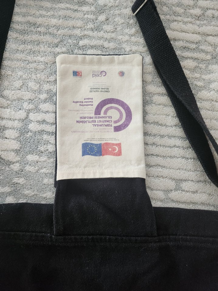 siyah kot askili postaci canta - Görsel 4